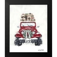 thumbnail image 2 of Baker, Sara 12x14 Black Modern Framed Museum Art Print Titled - Snow Day Delivery, 2 of 5