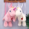 thumbnail image 4 of Mochila De felpa de unicornio de 40cm para niños, Bolsa Escolar mullida Kawaii, bolsa de animales de peluche suave, Mini bolsa de peluche, regalos de juguete para niños, 4 of 5