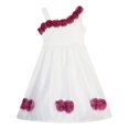 thumbnail image 1 of Girls Dress Asymmetric One Shoulder Flower Girl Party Purple 6, 1 of 4