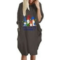 thumbnail image 1 of LSLJS The Fashion Women's Winter Plus Size Loose Pocket Christmas Printed Dress, 1 of 6