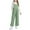 Green, variant on CYRBOKO Girls Fleece Overalls, Front Pocket Winter Thermal Stretchy Jumpsuits for Kids Green Size 11-12 T
