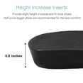 thumbnail image 4 of 3/4 Inch(20mm) Heel Cushions Pads Inserts Lifts for Limb Leg Length Discrepancies Sold Individually (2 Lefts), 4 of 4