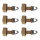 thumbnail image 2 of Gancho de cinturón Perspago de mochileros al aire libre Portátil Portátil Trekking Colgante Cintura Cintura Cinta Hebilla Hebilla Khaki Pack de 6 Guardurnaity OD011017-03, 2 of 7