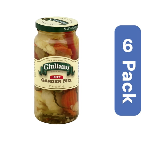 Giuliano Vegetable Mix Garden Mild 16 oz (Pack Of 6)
