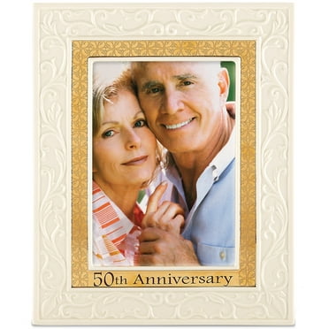 Lenox Portrait Gallery 50th Anniversary Luxury Frame, 5 by 7-Inch