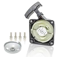 Pocket Bike Recoil Pull Starter Replacement, Compatible with 43cc 49cc Gas Pocket Bikes & Scooters X1 X2 X8, Smooth Pull Start for Recreational Riding