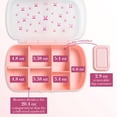 thumbnail image 4 of Cajas para Snacks Estilo Bento Paris Hilton 2 Paquetes con 7 Compartimentos, 4 of 7