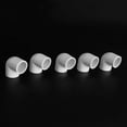 thumbnail image 4 of 15 Pieces 20mm Dia 90 Angle Degree Elbow PVC Pipe Fittings Adapter Connector White, 4 of 8