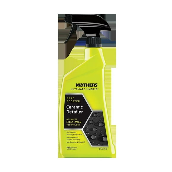 Mothers Car Wax 08264 Ultimate Hybrid; Ceramic Detailer; Liquid Gloss Appearance; 24 Ounce Spray Bottle; Without Applicator