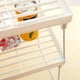 thumbnail image 5 of Naiovety Estante de almacenamiento de múltiples capas, estante de plástico plegable de amplia aplicación, estantes portátiles, soportes Organizadores de utensilios de cocina Pequeño (14*35 cm), 5 of 6