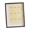 thumbnail image 1 of lingqin Marathon Medals Display Frame Wood Shadow Box for Medal Storage Award Collection A3, 1 of 8