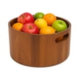 thumbnail image 5 of Woodard & Charles Acacia Wood Salad Bowl with Tongs, 10 1/4" x 6 1/2", 5 of 6