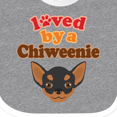 thumbnail image 4 of Inktastic Chiweenie Dog Gift Boys or Girls Baby Bib, 4 of 4