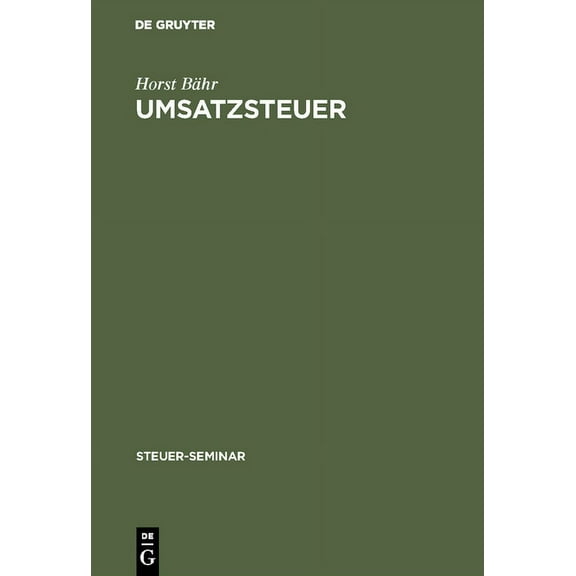 Steuer-Seminar Umsatzsteuer, (Hardcover)