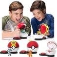 thumbnail image 2 of Batalla de pokebolas con figuras de acción de Pokémon Pikachu, modelos de juguetes, 2 of 5