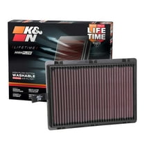 K&N Filters 33-5075 Air Filter Fits select: 2020-2022 KIA TELLURIDE, 2019-2020 HYUNDAI SANTA FE