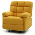 thumbnail image 6 of Glory Furniture Cindy Twill Fabric Rocker Recliner in Yellow, 6 of 8