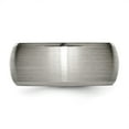 thumbnail image 6 of Auriga Fine Jewelry Titanium Satin and Polished 10 mm Beveled Edge Band for Women Size 11.5, 6 of 6