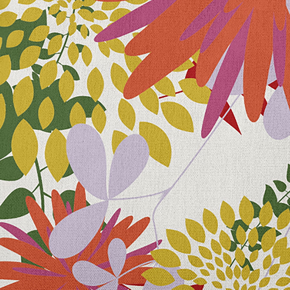 20" x 14" Simply Daisy Jumble Floral Polyester Indoor/Outdoor Pillow, Surf Board Orange Qty 1
