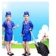 thumbnail image 5 of 2024 Disfraces de cosplay de azafata para niños, uniformes de servicio de aerolínea para niñas, conjunto de ropa de actuación para fiesta de Halloween, 5 of 5
