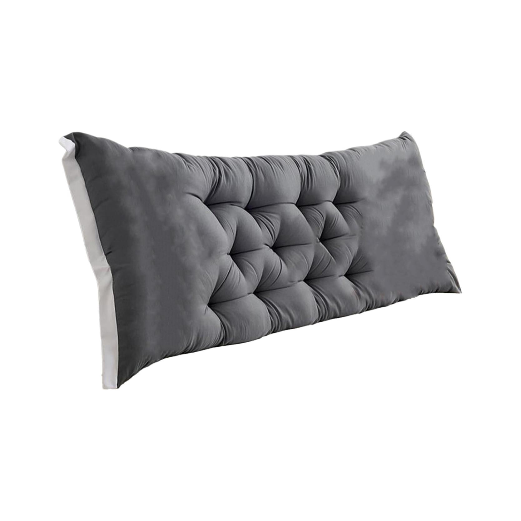 Clearance! Headboard Pillow Upholstered Wall Mounted Headboard Dorm Bed Large Bolster Headboard Positioning Support Reading Pillow Cushion 20"x47" B