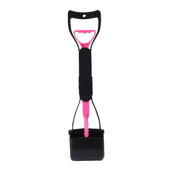 Tdxkok Foldable Dog Poop Scoop Basket Long Handle Waste Picker High Strength Pet Waste Collection Tool for Grass and Gravel