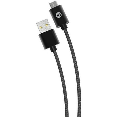 UPC: 0758302166985 | Iessentials Ien-bc10c-bk & Sync Braided -c To -a Cable  10ft (black)