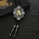 thumbnail image 3 of Bolo Tie For Men- Vintage Initial Letter Abcdmjr To Z Western Cowboy Costume Wedding Bolo Ties Feliz Sencillez, 3 of 4