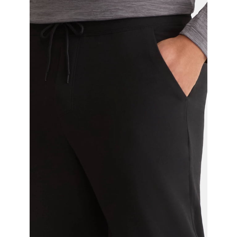 Athletic Works Men's Active Fit Sweatpants, Rich Black photo 4