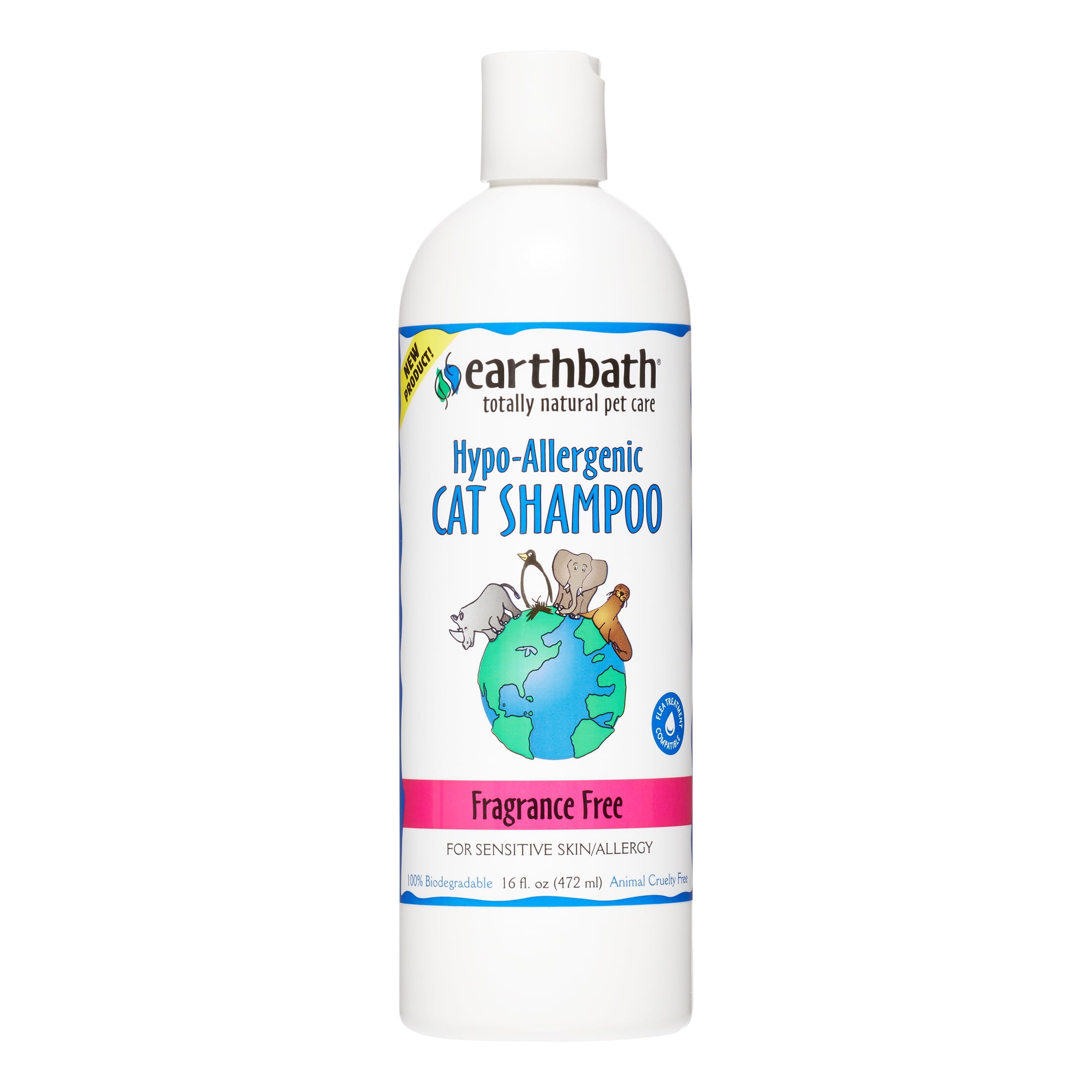 Earthbath Free Cat Shampoo, 16 Fluid. Ounce - Walmart.com