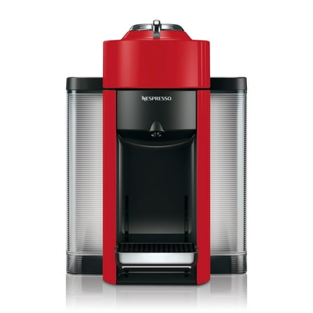 Nespresso Vertuo Coffee and Espresso Maker by De'Longhi with Aeroccino Milk Frother - Shiny Red