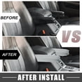 thumbnail image 5 of 1 Pair Car Armrest Covers Fold Down Armrest Seats Decor Covers for Honda Odyssey 2000-2011 Gray, 5 of 6