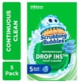 thumbnail image 3 of (6 pack) Scrubbing Bubbles Continuous Clean Drop-Ins - One Toilet Bowl Cleaner Tablet Lasts Up to 4 Weeks, 5 Blue Discs, 7.05 oz, 3 of 12