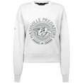thumbnail image 2 of Women's Levelwear White Nashville Predators Slate & Snow Sponge Tri-Blend Sweatshirt, 2 of 3