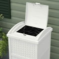 thumbnail image 3 of Suncast Trashcan Hideaway Outdoor Commercial 33-Gallon Waste Bin (4 Pack), 3 of 4
