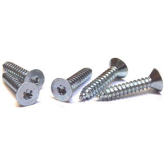 #14 x 3/4" Type AB Self-Tapping Screws / Six-Lobe (Torx®) / Flat Head / Steel / Zinc - 3000 Piece Carton