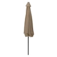 thumbnail image 4 of CorLiving 10ft Large Round, Market Outdoor Patio Umbrella with Side Flaps, Steel Frame and Round Fillable Base, 4 of 8