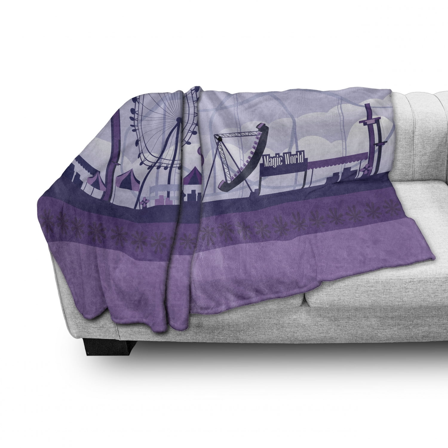 Cozy Plush for Indoor and Outdoor Use 70 x 90 Ambesonne Ferris Wheel Soft Flannel Fleece Throw Blanket Multicolor Cartoon Amusement Park Image on a Sunny Day with City Landscape Background Cozy Plush for Indoor and Outdoor Use 70 x 90 Ambesonne Ferris Wheel Soft Flannel Fleece Throw Blanket Multicolor Cartoon Amusement Park Image on a Sunny Day with City Landscape Background