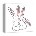 thumbnail image 2 of Creative Products Love Bunnies 12x12 Canvas Wall Art, 2 of 5