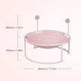 thumbnail image 3 of Mesh Cats Hammock Bed Breathable for Kittens with Dangling Spring Ball Stable Steel Frame Detachable and Washable Cover, 3 of 7