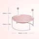 thumbnail image 4 of Cama colgante para gatos con estructura de acero y tela transpirable, diseño elevado para mayor frescura, desmontable para lavado fácil, color rosa, ideal para hogar o viajes., 4 of 6