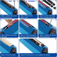 thumbnail image 3 of 10pcs Impulse Sealer Replacement Parts,8 Inch Cloth Heat Seal Strips Square Elements Grip Repair Kit, 3 of 7