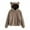 Khaki, variant on Otvok Autumn Sweatshirts Womens Long Sleeve T-Shirt Solid Hooded Tops