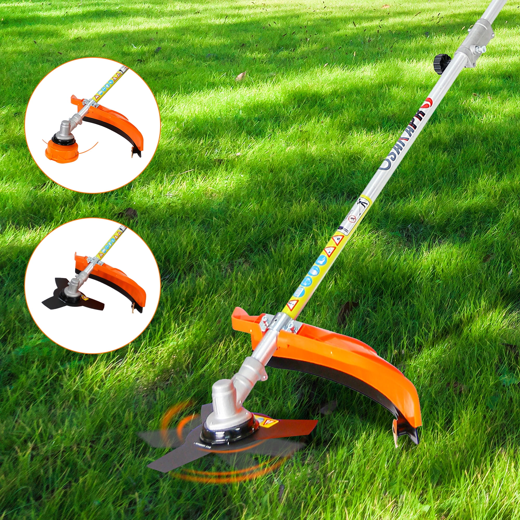 SYNGAR 52CC 2Cycle Weed Eater, 4in1 Gas Powered Full Crank Shaft