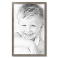 thumbnail image 2 of ArtToFrames 21x34 inch Muted Warm Silver Picture Frame, Silver MDF Poster Frame (4681), 2 of 8