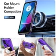 thumbnail image 2 of for Moto G-Play-2023-Case/Moto G Power 2022 Case/Moto G Pure Case,Sliding Camera Cover,-Grade Heavy Duty Cover with  Kickstand Protective Phone Case Purple, 2 of 14