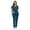 Deep Blue, variant on Women's Scrub Set - Soft Stretch V-Neck Top & Elastic Waist Jogger Uniform, 8 Colors