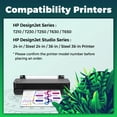 thumbnail image 4 of 712XL Ink Cartridges Compatible for HP712 Ink Cartridge Combo Pack for DesignJet T210 T250 Printer (4 Pack, 80-ml Black + 29-ml Cyan/Magenta/Yellow), 4 of 8