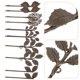 thumbnail image 2 of BRIGHTFUFU 10PCS Clip de pelo de hoja Pin de pelo vintage Pin de horquilla de bronce retro Adorno de cabello delicado para mujer niña (1/2/3/4/5), 2 of 8
