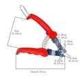 thumbnail image 2 of HEALEEP Pinces Électriciennes Pinces de Coupe en Acier Inoxydable Rouge Lot de 1 pour Réparation Électrique et Amateurs de Bricolage, 2 of 5